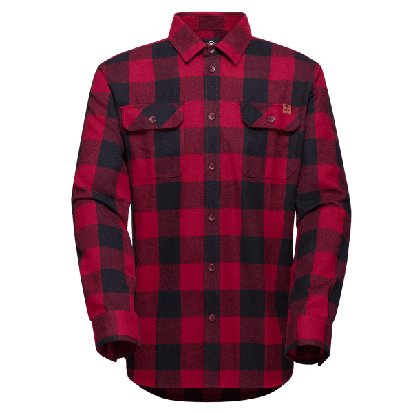 Košile dlouhý rukáv Mammut Tamaro Longsleeve Shirt Men blood red-black