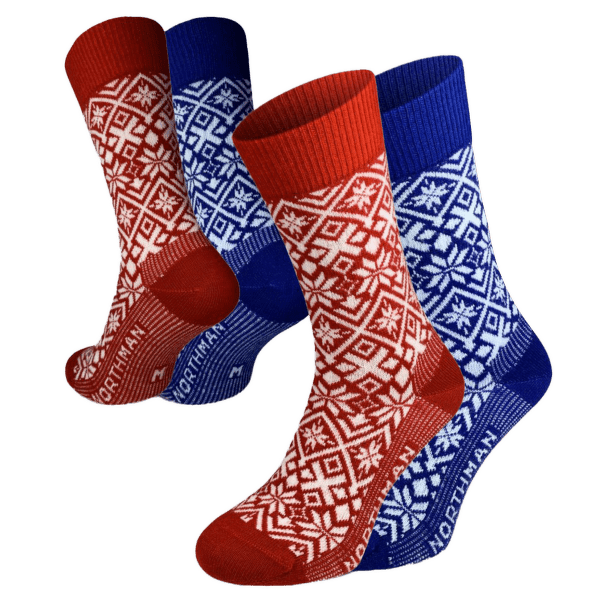 Ponožky Northman Fauske merino 2-pack 35_mix barev