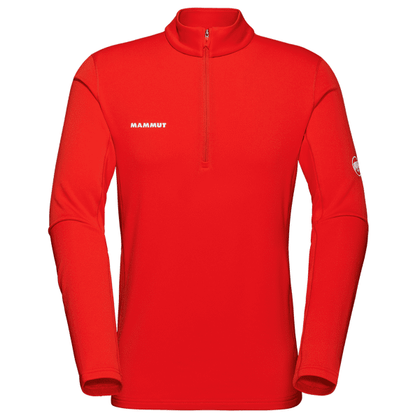 Pulóver (3/4 zapínanie) Mammut Aenergy ML Half Zip Pull Men 3778 mammut red