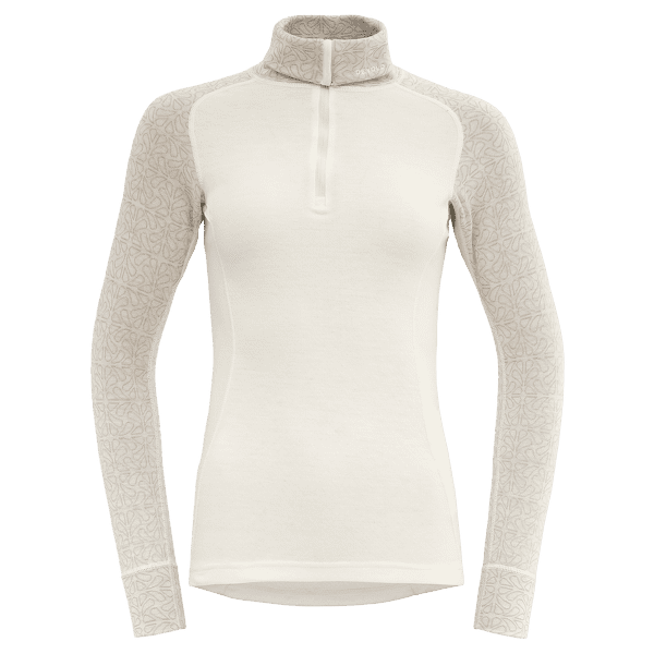 Tričko dlhý rukáv Devold Duo Active Zip Neck Women (328 244) 010A RAW WHITE