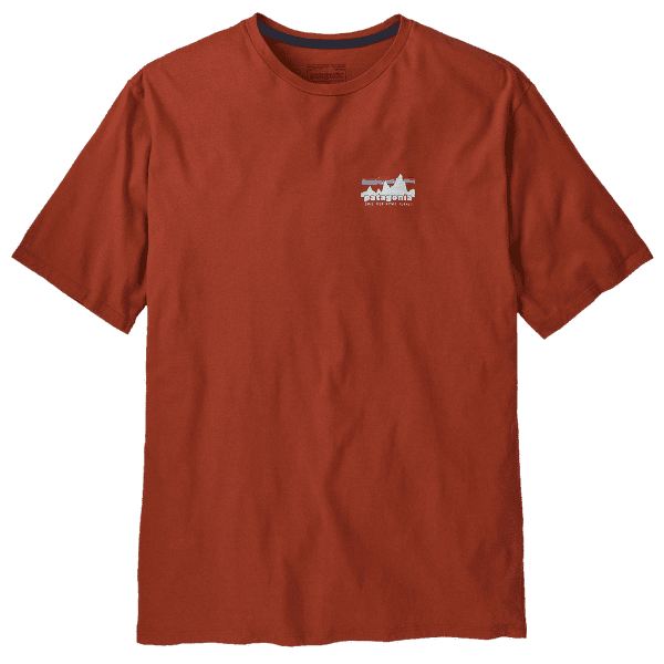 Tričko krátky rukáv Patagonia 73 Skyline Organic T-Shirt Men Burnished Red