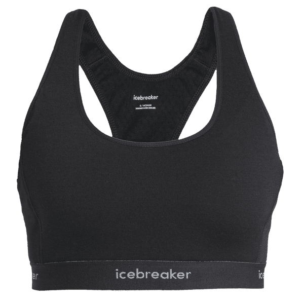 Podprsenka Icebreaker Merino 125 ZoneKnit™ Racerback Bra Women Black