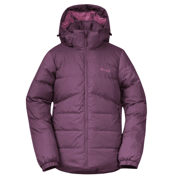 Bunda Bergans Roros Down Youth Girl Jacket Dark Ruby Purple