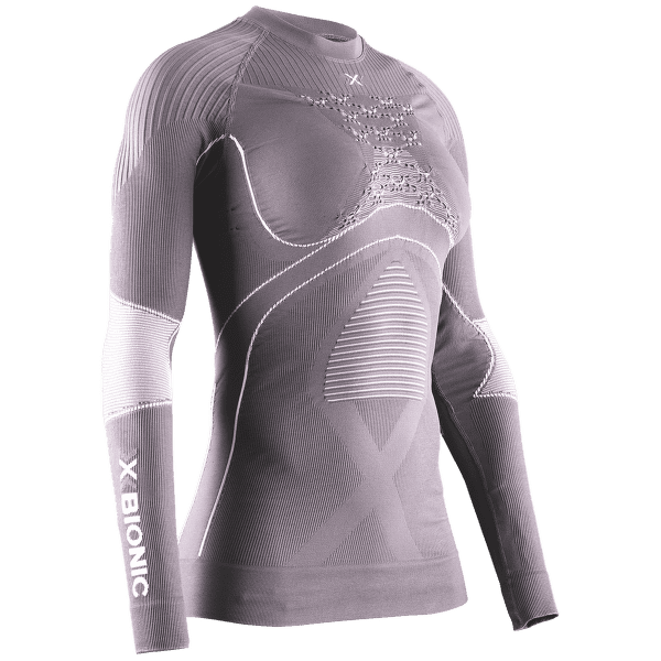 Tričko dlhý rukáv X-Bionic Energy Accumulator 4.0 Shirt Round Neck Women Dusty Lavender/Arctic White
