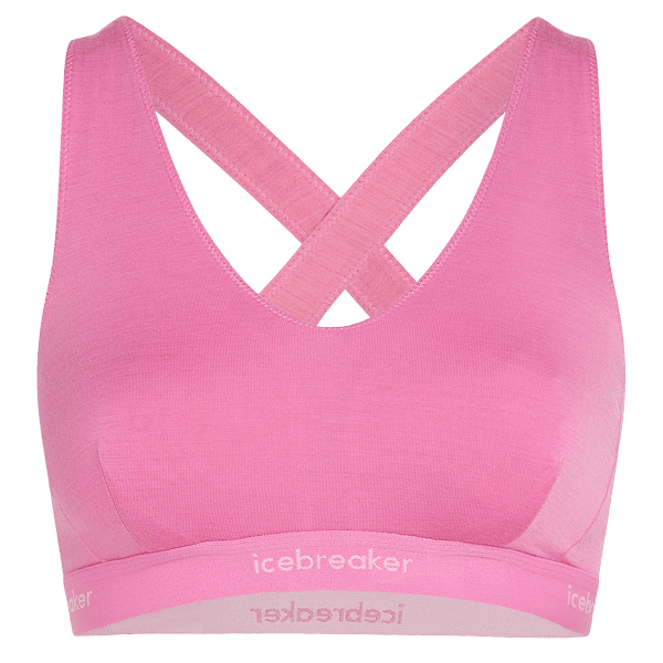 Podprsenka Icebreaker Merino 125 Cool-Lite Sprite Racerback Bra Women POP