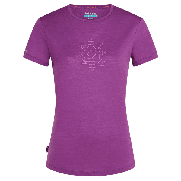 Tričko krátky rukáv Icebreaker Merino Blend 125 Cool-Lite™ Sphere SS Tee Fusion Women PASSION