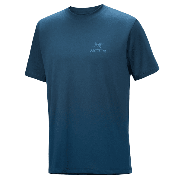 Tričko krátky rukáv Arcteryx Kragg SL Cotton Bird Word SS Men Nightscape / Lt Night