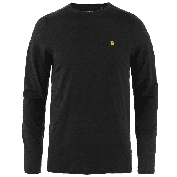 Tričko dlhý rukáv Fjällräven Bergtagen Merino 190 LS Men Black