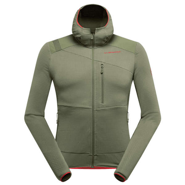 Mikina La Sportiva AEQUILIBRIUM THERMAL HOODY Men Cypress/Mountain Red