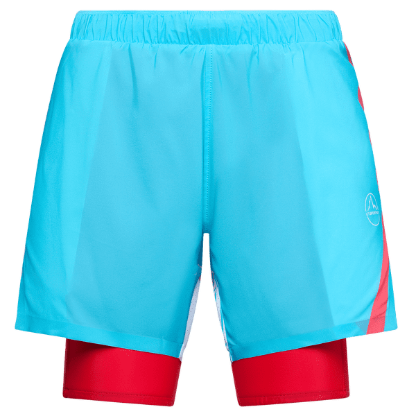 Kraťasy La Sportiva FLOW 5" SHORT Women Malibu Blue/Hibiscus