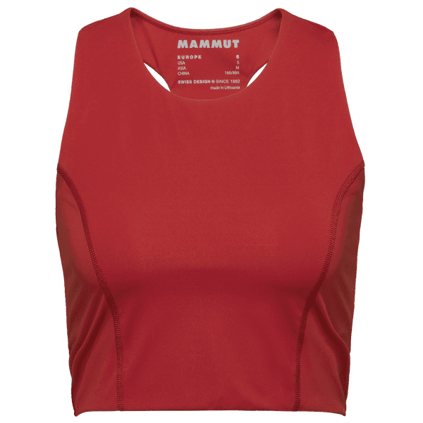 Tílko Mammut Massone Bra Top Women 3818 dark mammut red