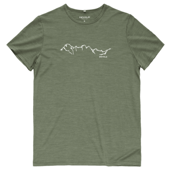 Tričko krátky rukáv Devold Active Skyline Tee Men 421A FOREST