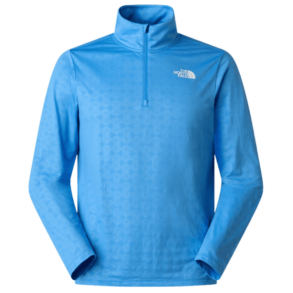 Tričko dlhý rukáv The North Face 24/7 Pentadome Embossed 1/4 Zip Tee Men MARINA BLUE
