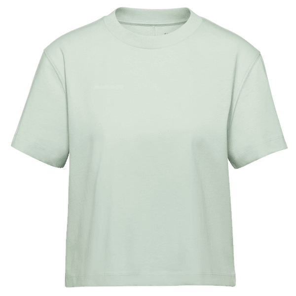 Triko krátký rukáv Mammut MAMMUT BASE CROPPED T-SHIRT WOMEN MINI LOGO 1288 silver sage