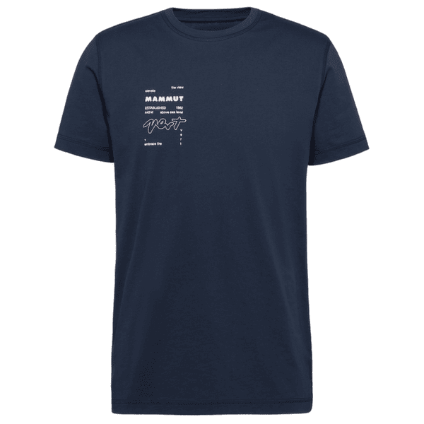 Tričko krátky rukáv Mammut MAMMUT CORE T-SHIRT MEN VERT marine 5118