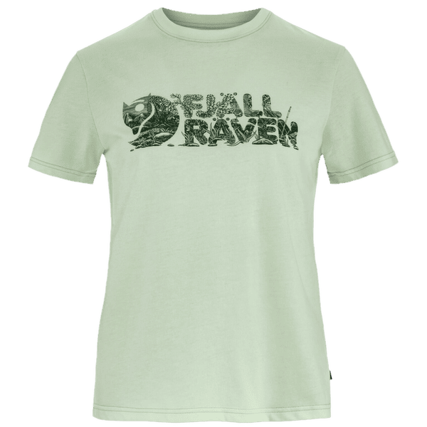 Tričko krátky rukáv Fjällräven Lush Logo T-Shirt Women Soft Jade