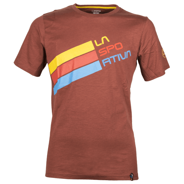 Tričko krátky rukáv La Sportiva Stripe Logo T-Shirt Men Rust