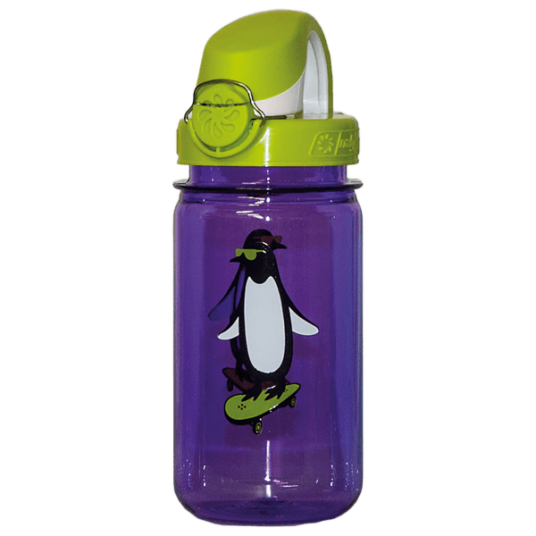 Fľaša Nalgene Clear Kids OTF Purple Penguin1263-0008