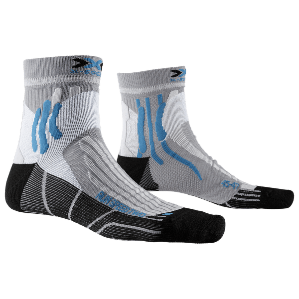 Ponožky X-Bionic Run Speed Two Socks Grey-Black-Blue