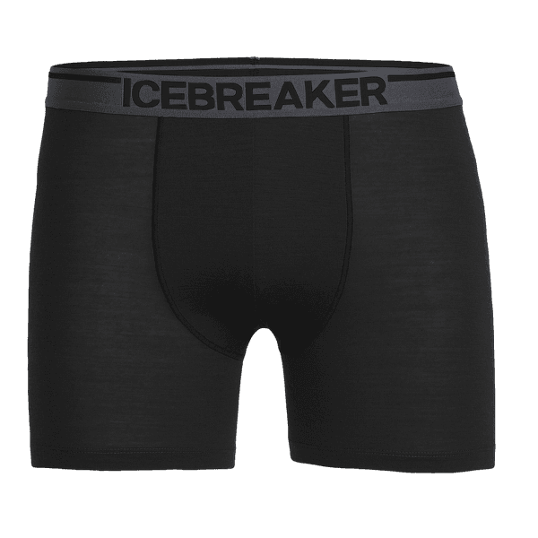 Boxerky Icebreaker Anatomica Boxer Men Black