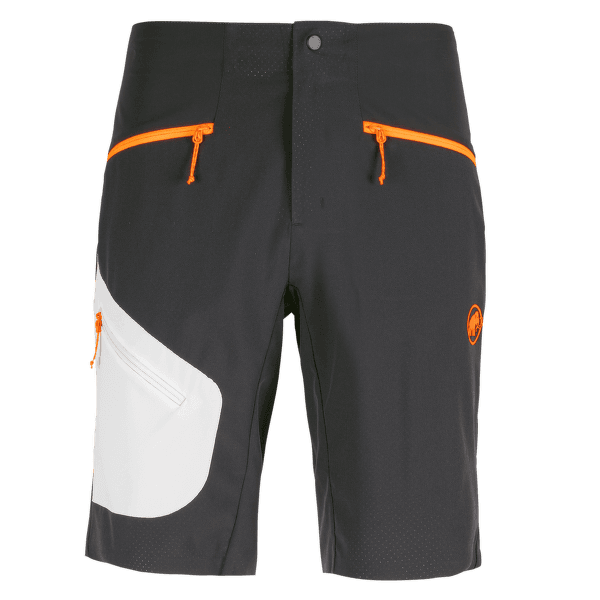 Kraťasy Mammut Sertig Shorts Men black-white-vibrant orange 00543