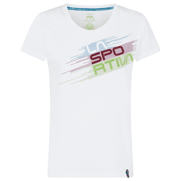 Triko krátký rukáv La Sportiva STRIPE EVO T-SHIRT Women White/Topaz