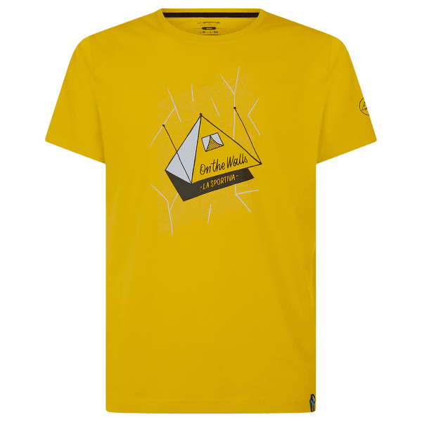 Triko krátký rukáv La Sportiva ON THE WALLS T-SHIRT Men Yellow