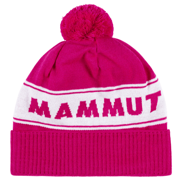 Čepice Mammut Peaks Beanie pink-white
