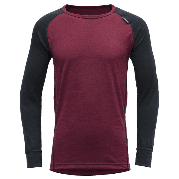 Tričko dlhý rukáv Devold BREEZE JUNIOR SHIRT 740A Beetroot