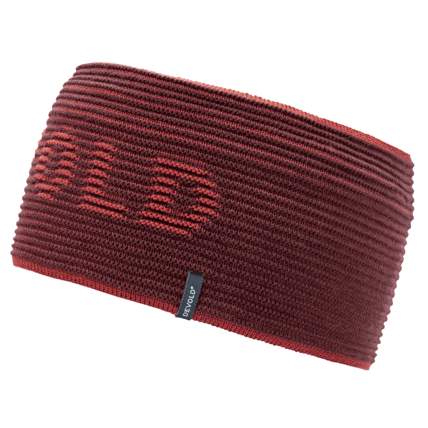 Čelenka Devold Rib Logo Merino Headband 164A BEAUTY