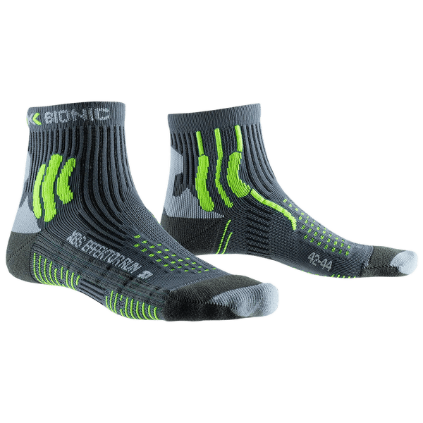 Ponožky X-Bionic X-Socks Effektor Run 4.0 Charcoal/Effektor green