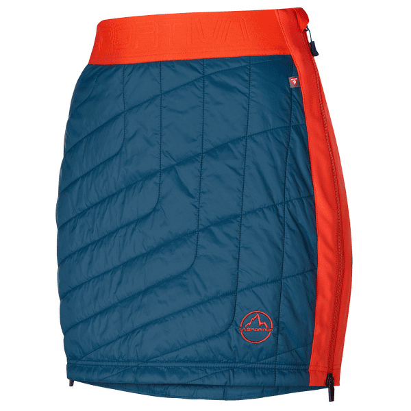 Sukně La Sportiva Warm Up Primaloft Skirt Women Storm Blue/Cherry Tomato