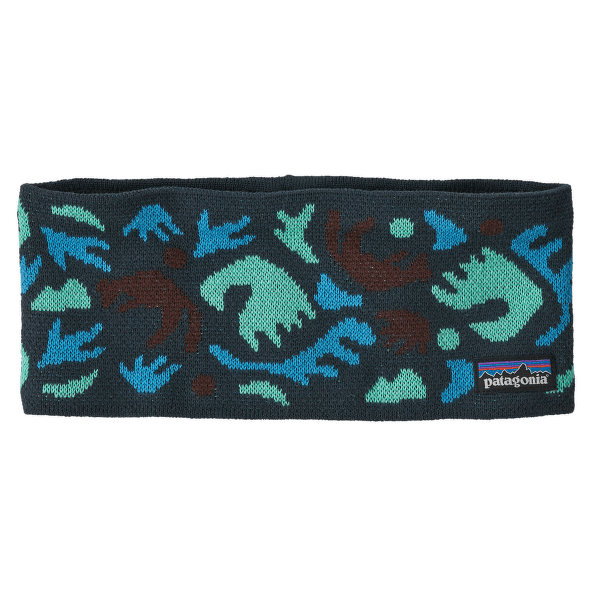 Čelenka Patagonia Powder Town Headband Across Oceans: Smolder Blue