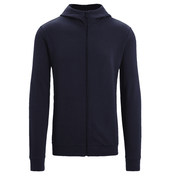 Pulóver Icebreaker Central Classic LS Zip Hoodie Men Midnight Navy