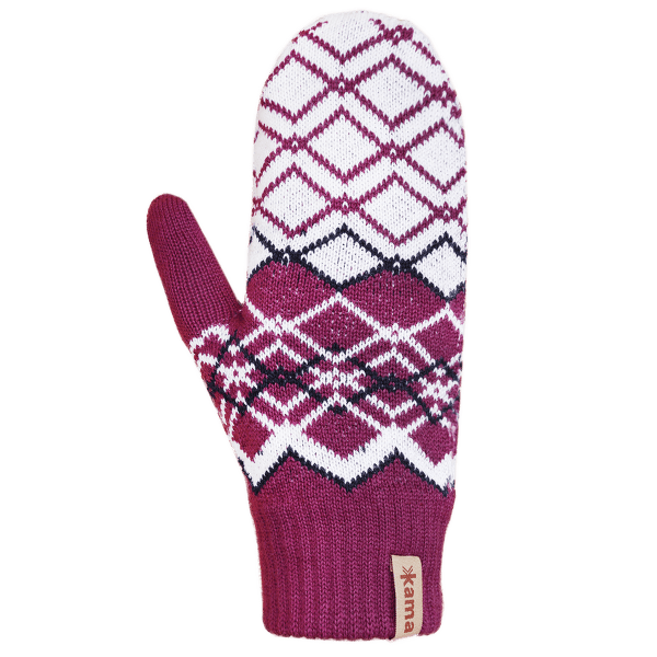 Rukavice Kama Knitted Merino gloves Kama R112 magenta