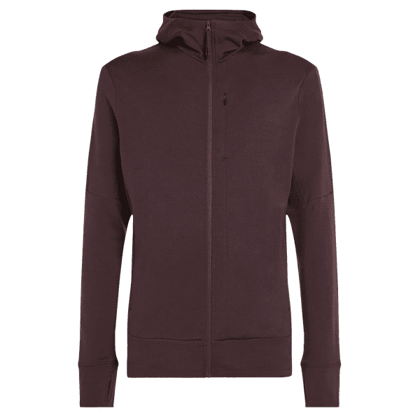 Pulover Icebreaker Merino 260 Quantum IV LS Zip Hoodie Men BITTERSWEET