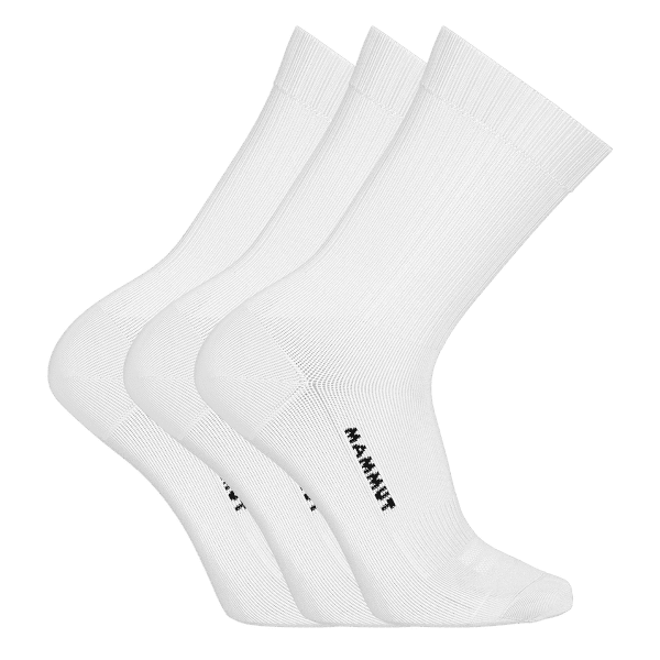 Ponožky Mammut Everyday Crew Socks 3 Pack white-black