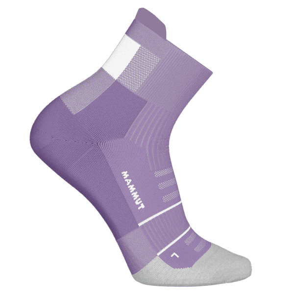 Ponožky Mammut Mountain Running Lightweight Merino Quarter Socks 18707 Lavandin-White