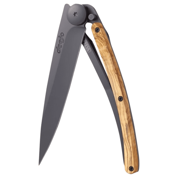 Nůž Deejo Deejo Olive Wood Black 27g