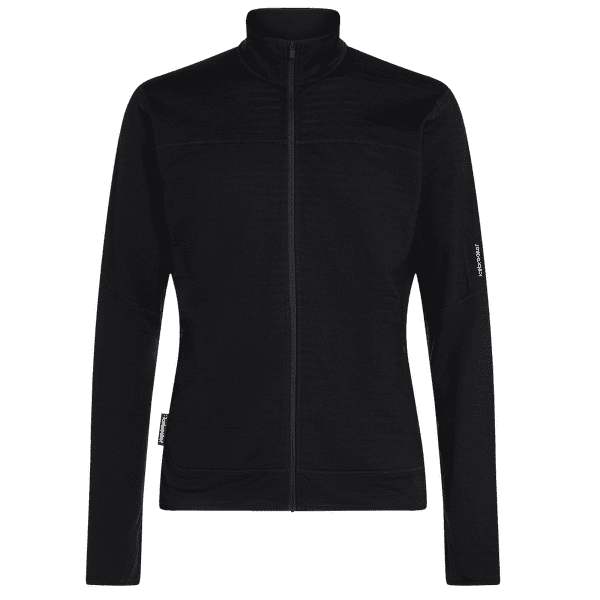 Mikina Icebreaker Merino Blend 300 RealFleece™ Descender LS Zip Men BLACK