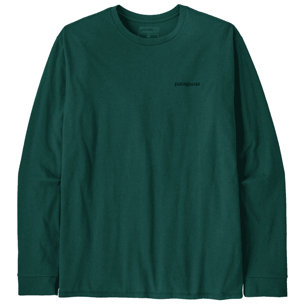 Tričko dlhý rukáv Patagonia Long-Sleeved P-6 Logo Responsibili-Tee Men Cascade Green