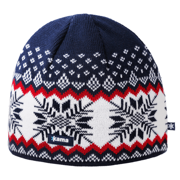 Čepice Kama KNITTED MERINO BEANIE KAMA A137 108 navy