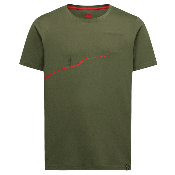 Tričko krátky rukáv La Sportiva TRAIL T-SHIRT Men Cypress/Mountain Red