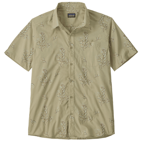 Košile krátký rukáv Patagonia Go To Shirt Men Ocean Blooms: Weathered Stone