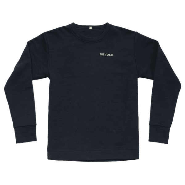 Tričko dlhý rukáv Devold Everyday Crew Junior 284A INK