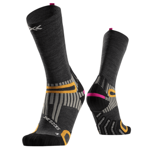 Ponožky X-Bionic X-Socks® Hike Anatomix Merino Crew HEATHER GREY