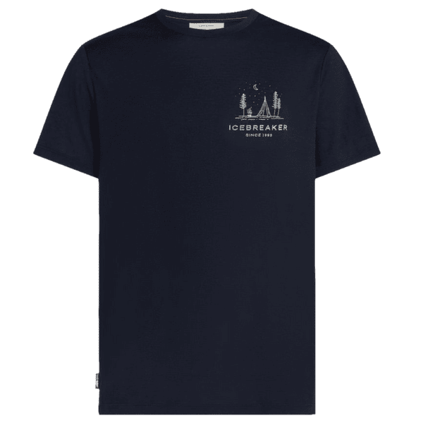 Tričko krátky rukáv Icebreaker Merino 150 Tech Lite SS Tee IB Wordmark Men Midnight Navy