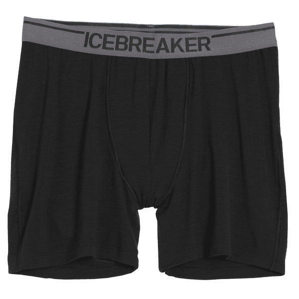 Boxerky Icebreaker Anatomica Boxer Men Black/Monsoon