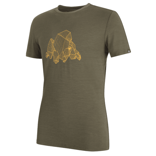 Tričko krátky rukáv Mammut Alnasca T-Shirt Men 4584 iguana