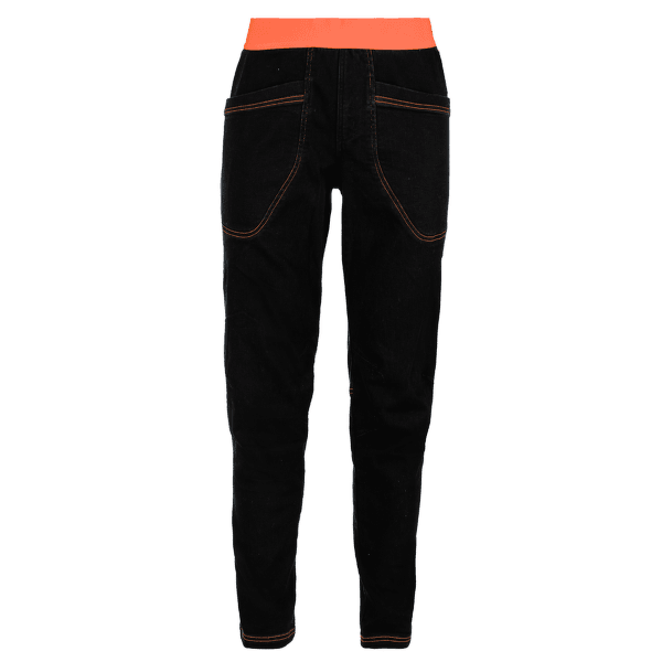 Kalhoty La Sportiva Dyno Jeans Men Black/Tangerine